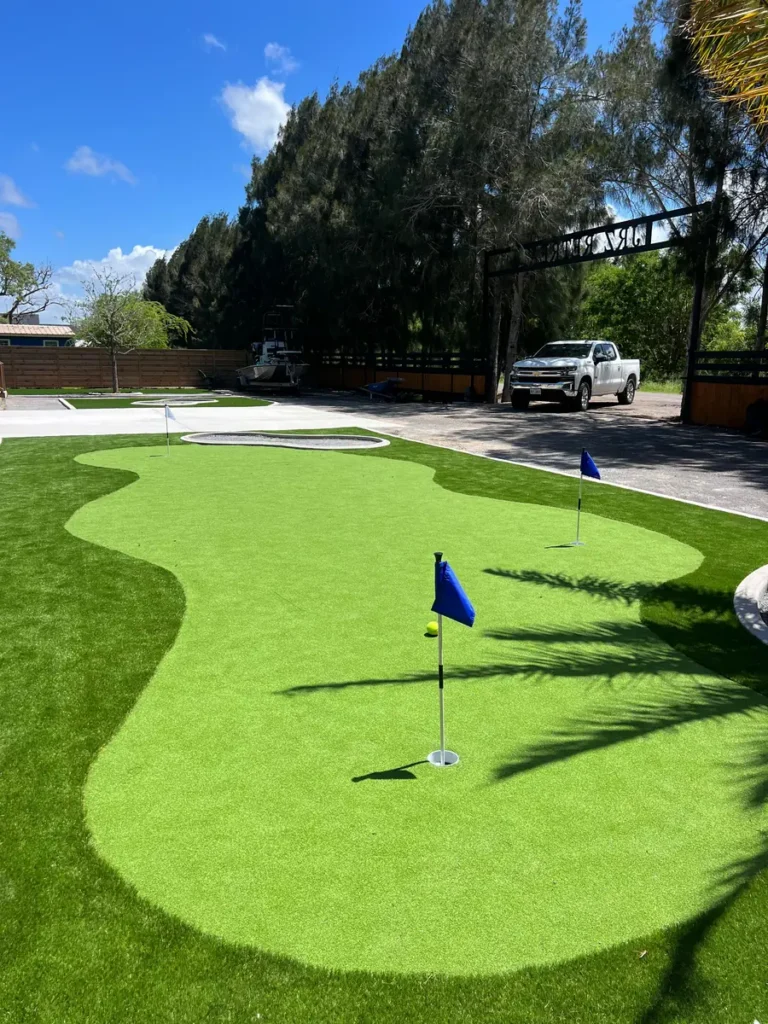 Golf artificial turf project by Rioturf Valley